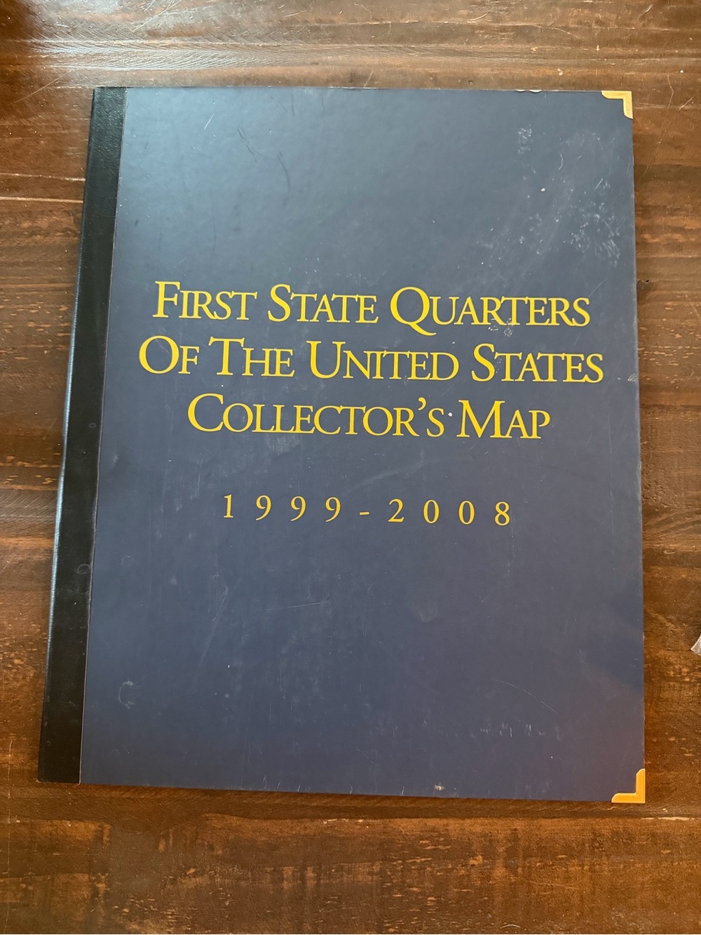 First State Quarters Collector's Map 1999-2008 - Partially Completed